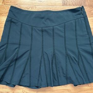 Athleta Black Athletic Skort Drawstring Size 2